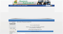 Desktop Screenshot of maquinariaagricolak.com